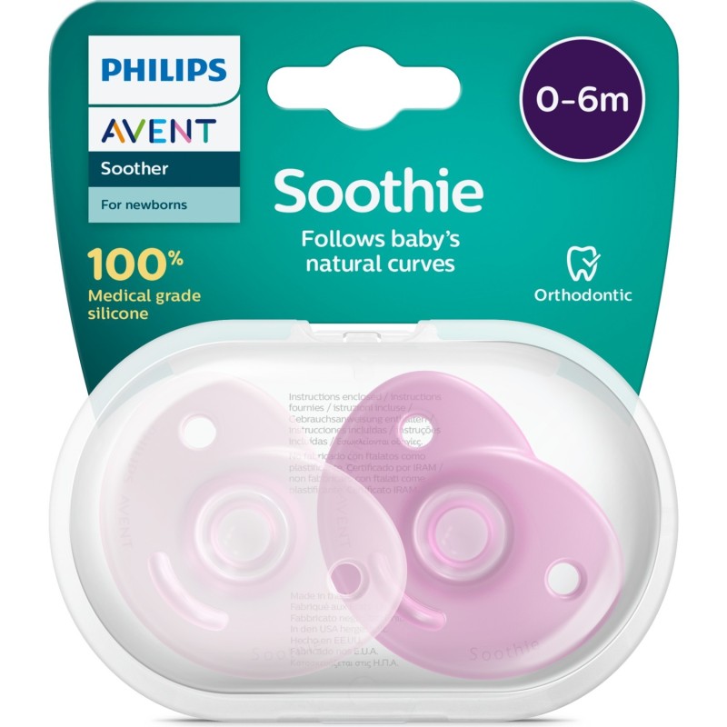 Philips Avent Soothie 2'li Emzik ( Kız ) SCF099/22 0-6 Ay
