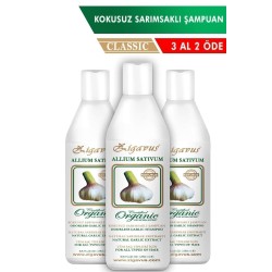 Zigavus Classic Saç Dökülmelerine Karşı Kokusuz Sarımsaklı Şampuan 3 Al 2 Öde