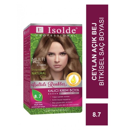 Zigavus Isolde Bitkisel Saç Boyası 8.7 ( Ceylan Açık Bej )