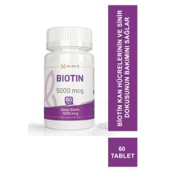 Haver Biotin Takviye Edici Gıda 60 Tablet
