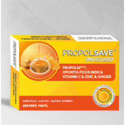 PropolSave İmuguard Propolis , C Vitamini ve Çinko Pastil 12 Adet