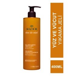 Nuxe Reve de Miel Gel Lavant Surgras Visage et Corps Yüz Ve Vücut Yıkama Jeli