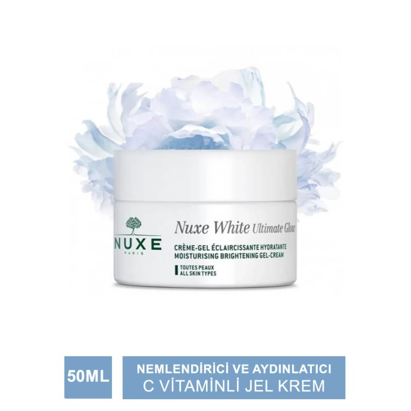 Nuxe White Ultimate Glow Nemlendirici ve Aydınlatıcı C Vitaminli Jel Krem 50 ml
