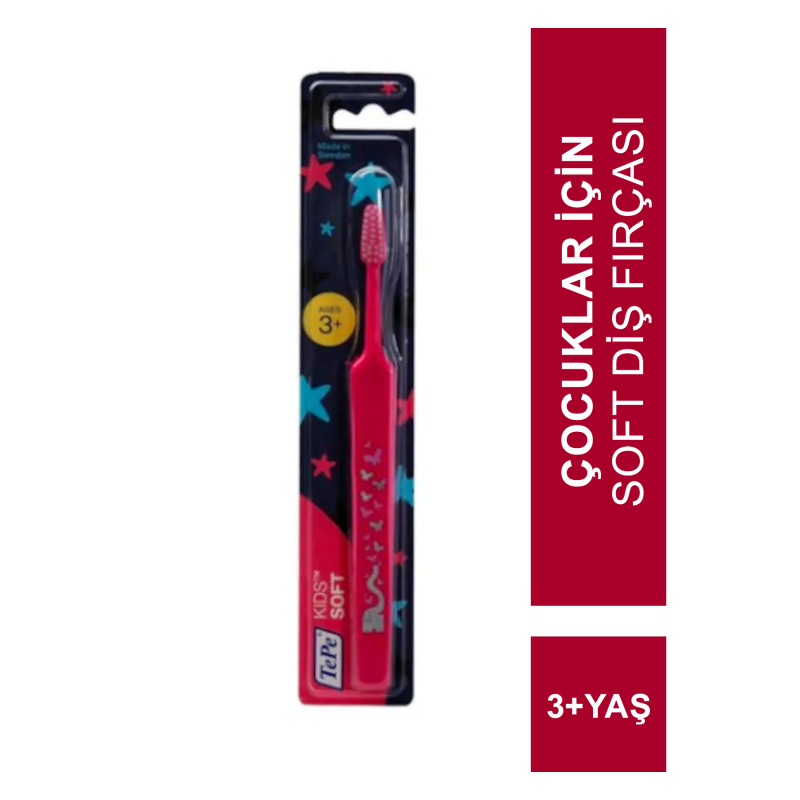 TePe Kids Soft Çocuk Diş Fırçası 3+ Yaş (S.K.T 05-2023)