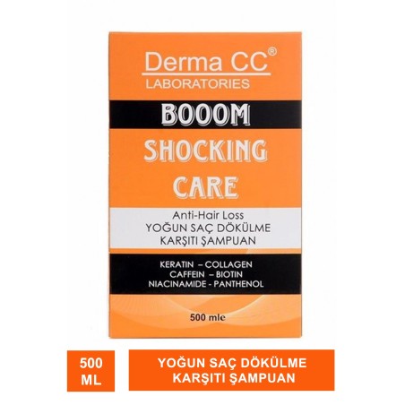 Derma CC Boom Shocking Care Shampoo ( Yoğun Dökülme Karşıtı Şampuan ) 500 ml