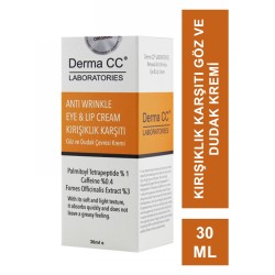 Derma CC Anti Wrinkle Eye & Lip Cream ( Kırışıklık Karşıtı Göz & Dudak Kremi ) 30ml
