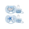 Philips Avent Ultra Soft Desenli 2'li Emzik Mavi SCF223/03 6-18 Ay