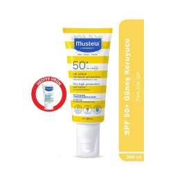 Mustela Very High Protection Sun Lotion Spf50 200ml - Vücut Losyonu 100ml Hediye -
