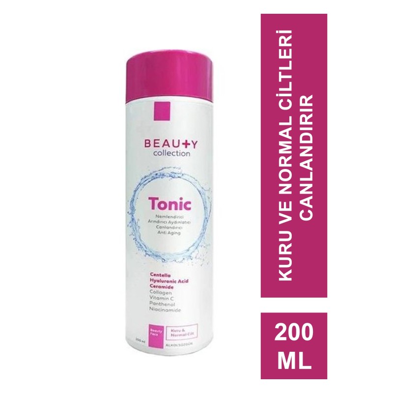 Beauty Face Kuru ve Normal Ciltler İçin Temizleyici Tonik 200 ml