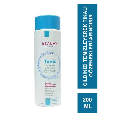 Beauty Face Yağlı ve Karma Ciltler İçin Temizleyici Tonik 200 ml