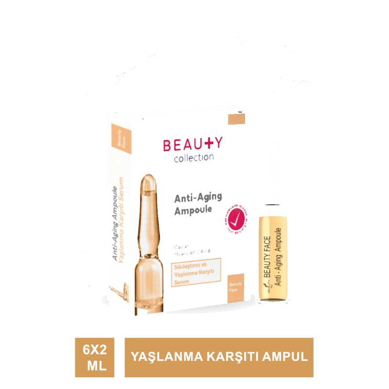 Beauty Face Anti Aging Yaşlanma Karşıtı Ampul 6x2 ml