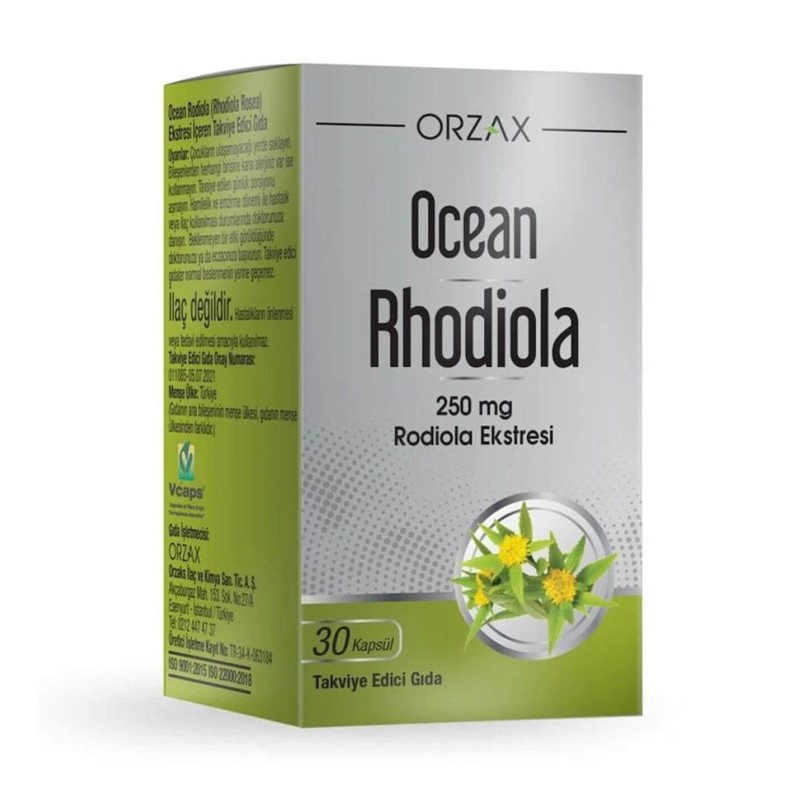 Ocean Rhodiola 250mg 30 Kapsül