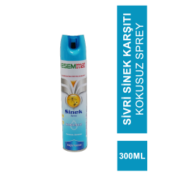 Esemmat Sineklere Karşı Kokusuz Sprey 300 ml (S.K.T 05-2023)