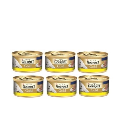 Gourmet Gold Kıyılmış Tavuk Etli  Kedi Konserve 85 Gr 6 AL 5 ÖDE