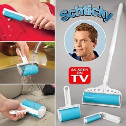 Schticky Yıkanabilir Kedi Köpek Tüy Ve Toz Toplama Rulosu 3Lü Set