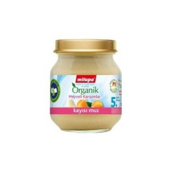 Milupa Organik Kayısı Muz Kavanoz 125 gr
