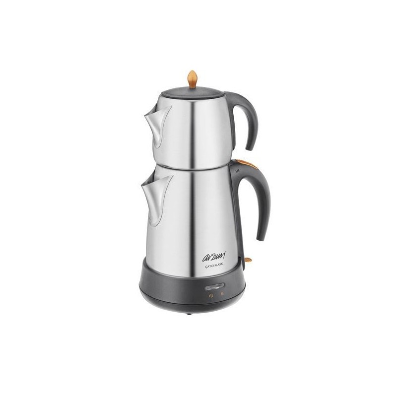 Arzum Çaycı Klasik Ar3004 Mat İnox Çay Makinesi