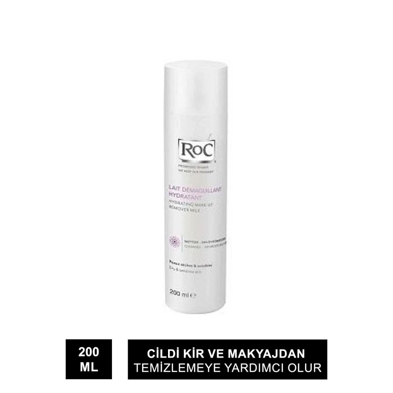 Roc Hydrating Make Up Remover Milk 200ml