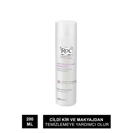 Roc Hydrating Make Up Remover Milk 200ml
