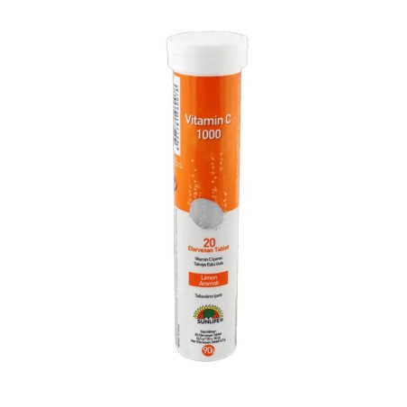 Sunlife Vitamin C 1000mg Efervesan 20 Tablet