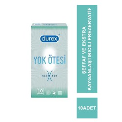Durex Yok Ötesi Slim Fit Prezervatif 10 Adet