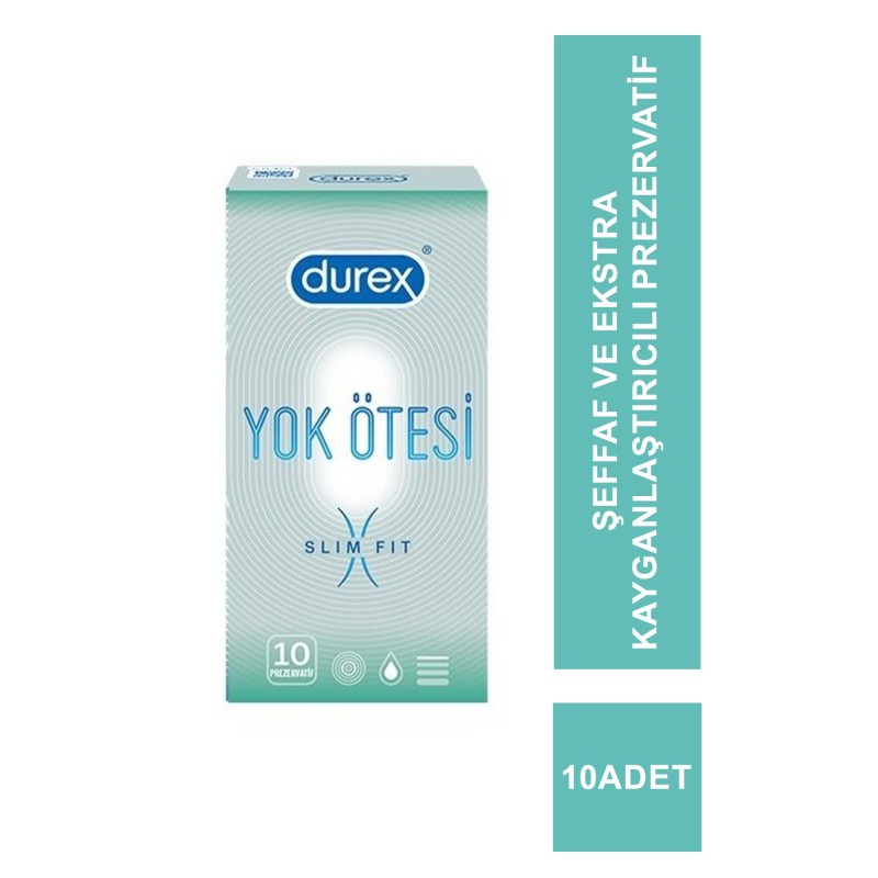 Durex Yok Ötesi Slim Fit Prezervatif 10 Adet