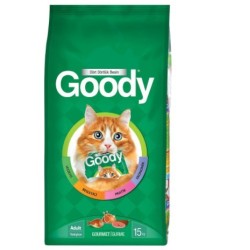 Goody Renkli Taneli Yetişkin Kedi Açık Mama 1 Kg