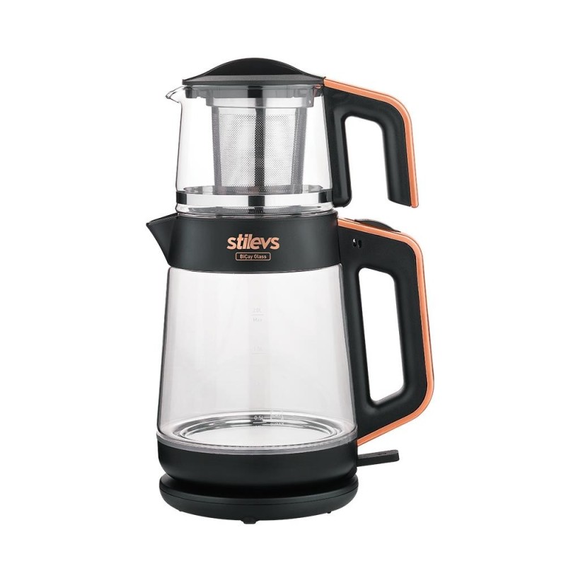 STİLEVS BİÇAY GLASS SIH30550 BAKIR ÇAY MAKİNESİ