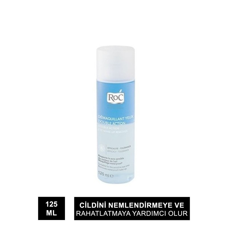 Roc Double Action Eye Make Up Remover 125ml Roc Double Action Eye Make Up Remover 125ml