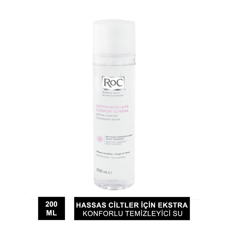Roc Extra Comfort Cleansing Water 200ml Roc Extra Comfort Cleansing Water 200ml