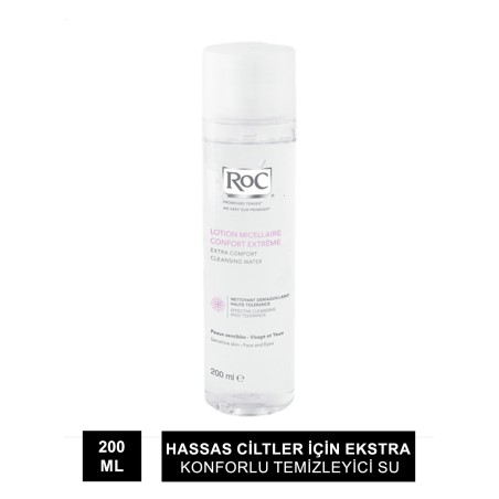 Roc Extra Comfort Cleansing Water 200ml
