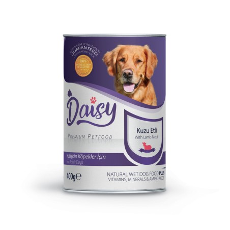 Daisy Premium Pet Kuzu Etli Yetişkin Köpek Konservesi 400 Gr