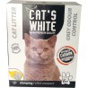 Cats White 6 Lt Aktif Karbon İnce Taneli  Bentonit  Kedi Kumu