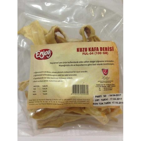 Enjoy Kuzu Kafa Derisi Köpek Ödülü 100 Gr