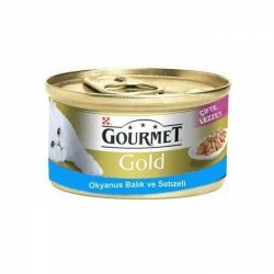 Gourmet Gold Ispanak Soslu Ve Okyanus Balıklı  85 Gr