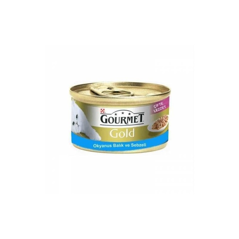 Gourmet Gold Ispanak Soslu Ve Okyanus Balıklı  85 Gr