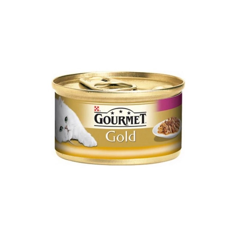 Gourmet Gold Ördek Ve Hindi Parça Etli Kedi Konservesi 85 Gr
