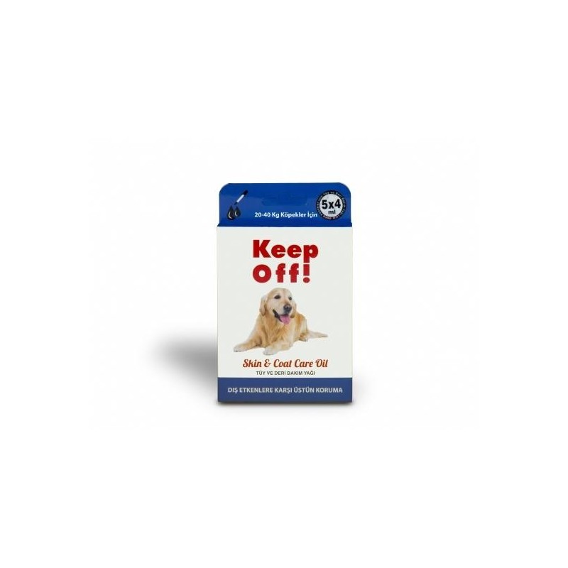 Mki Keep Off Büyük Irk Köpekler İçin -20-40 Kg- Ense Damlası  5X2.5 Ml