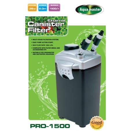 Aqua Master Pro-1500 Dış Filtre 5 Sepet 1500 Lh