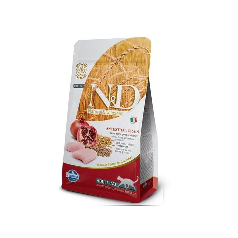 N&D Ancestral Graın Tavuk, K. Buğday,Yulaf&Nar Adult 1,5 Kg