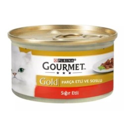 Gourmet Gold  Sığır Etli Kedi Konserve 85 Gr