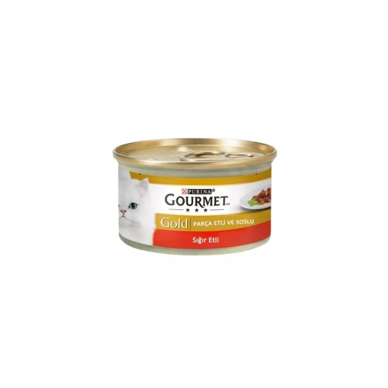 Gourmet Gold  Sığır Etli Kedi Konserve 85 Gr