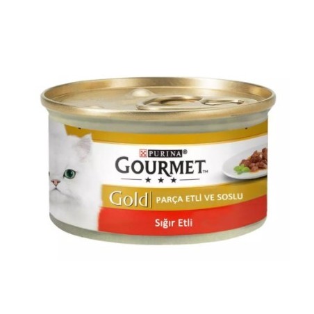Gourmet Gold  Sığır Etli Kedi Konserve 85 Gr