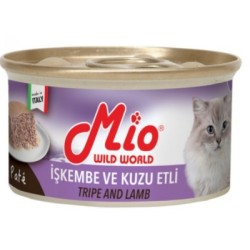 Mio 85 Gr Kedi - İşkembe Ve Kuzu Etli - Püre