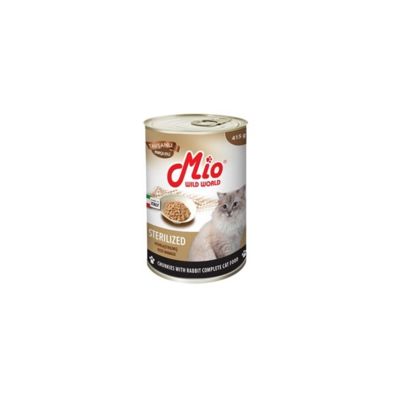 Mio 415 Gr Kedi - Sterilize/Tavşanlı - Parça Etli