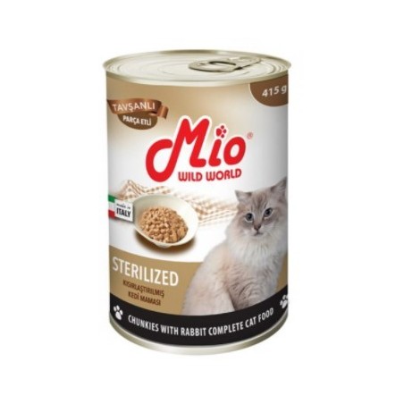 Mio 415 Gr Kedi - Sterilize/Tavşanlı - Parça Etli