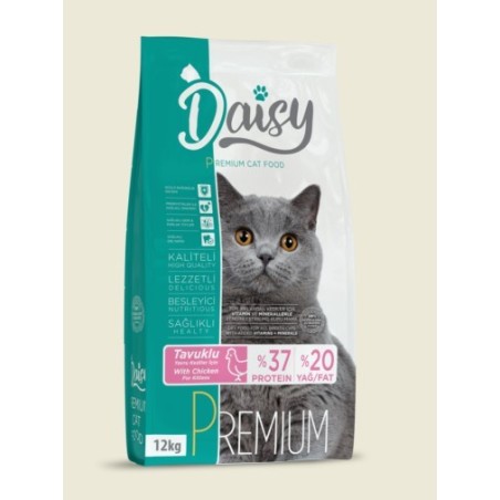 Daisy Premium Kitten Tavuk Etli Kedi Maması 12 Kg
