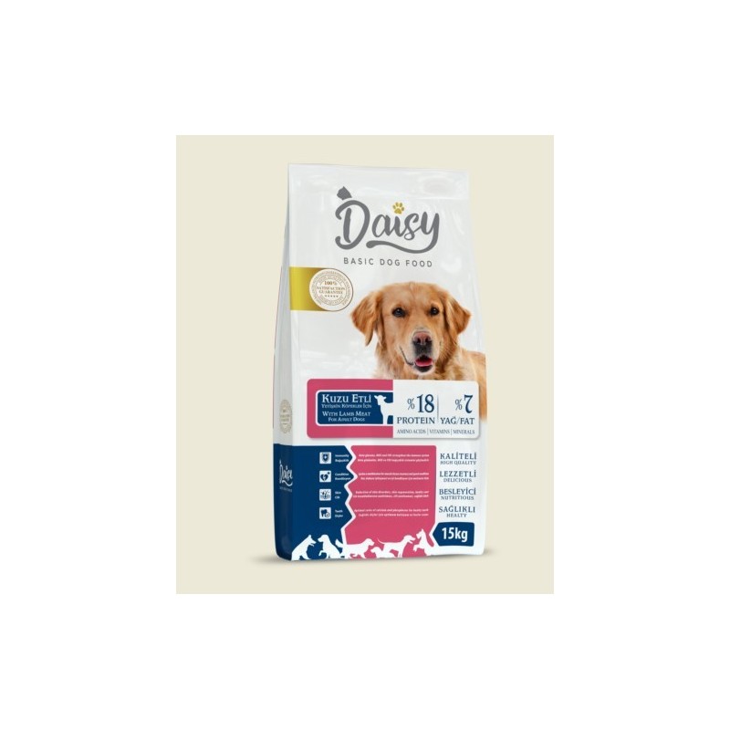 Daisy Basic Kuzu Etli Yetişkin Köpek Maması 15 Kg