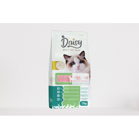 Daisy Basic Kuzu Etli  Yetişkin Kedi Maması 15 Kg