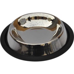 Çelik Kaymaz Tabanlı Çelik Oval Mama Ve Su Kabı 16 Oz